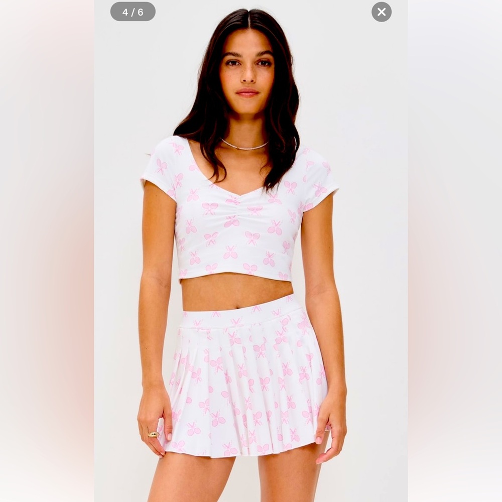 Brand new never worn love shack fancy tennis outfit XXS